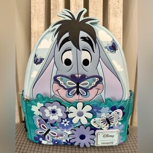 Loungefly Disney Winnie the Pooh Floral Eeyore Cosplay Mini Backpack